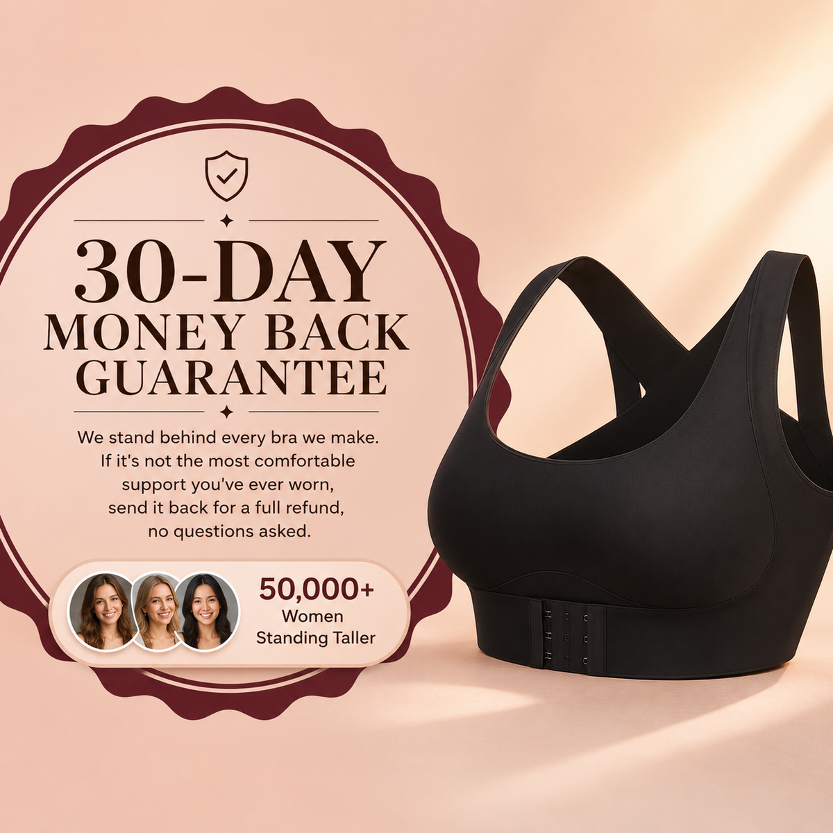 Wireless Posture Support Bra