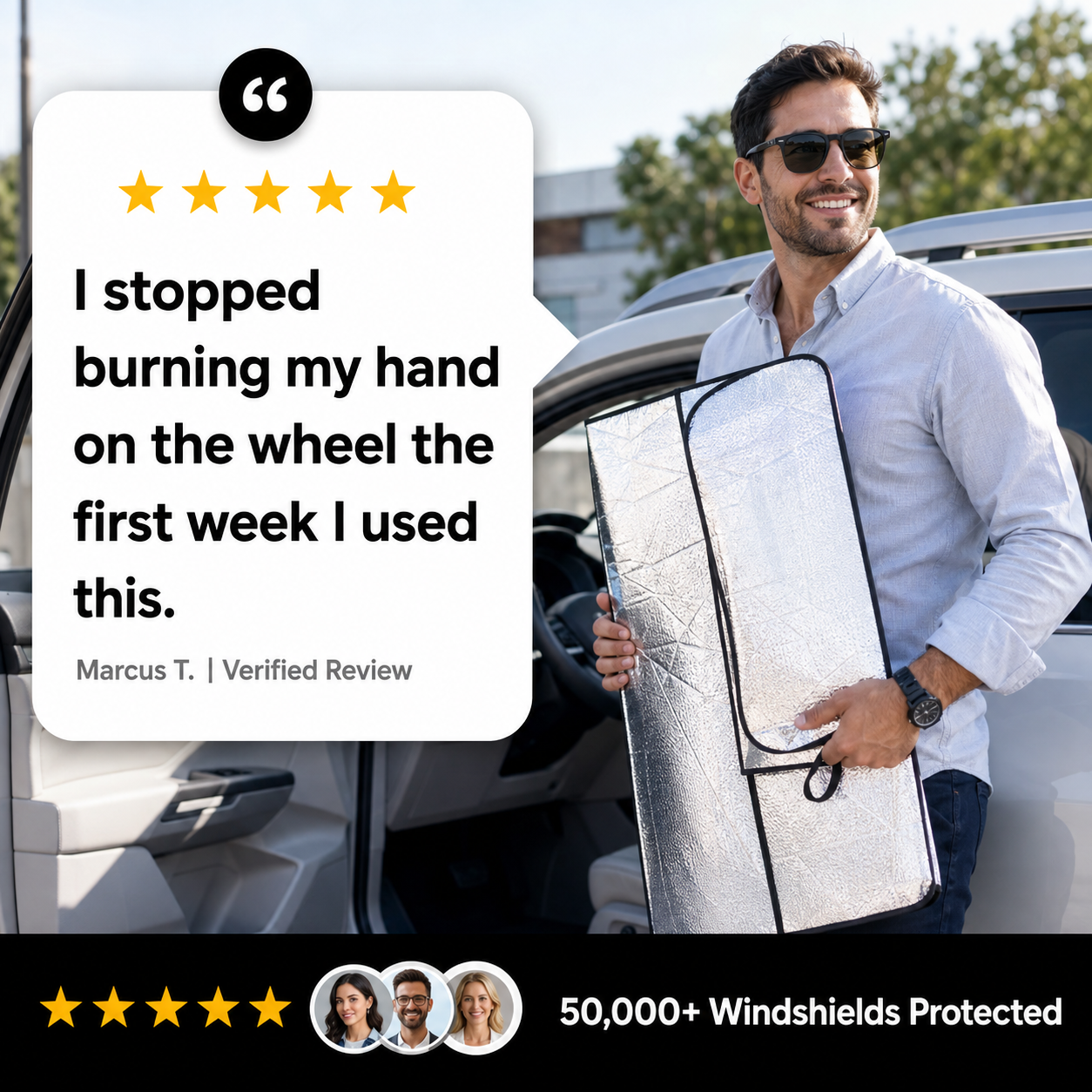 Car Windshield Sun Shade